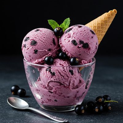 Black Current Ice Cream